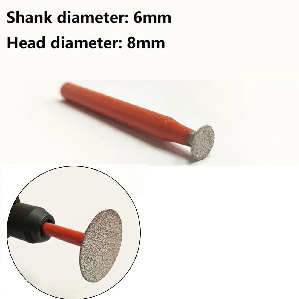 6mm Shank Carborundum Grinding Burr – Jade Stone Carving Bit