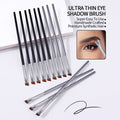 12PCS Ultra-Fine Eyeliner & Eyebrow Brush Set for Precision
