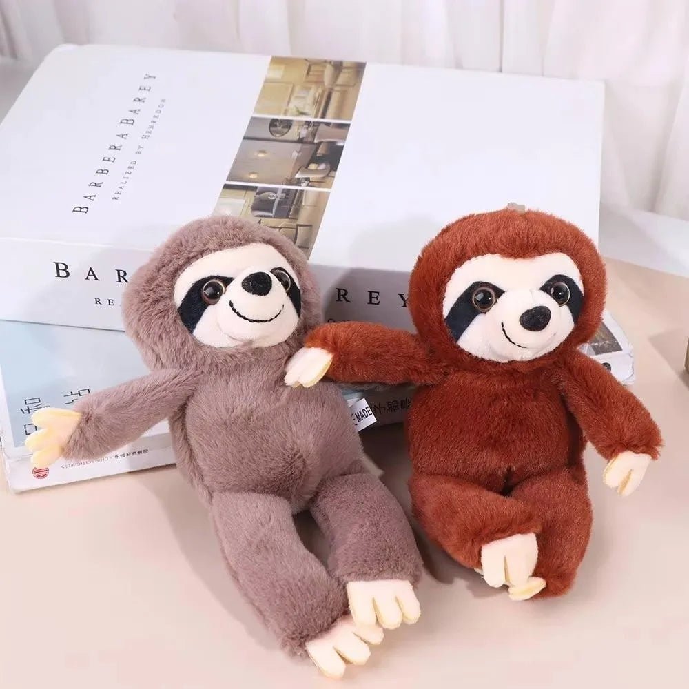 Soft Sloth Plush Keychain Pendant – Cute Animal Stuffed Toy