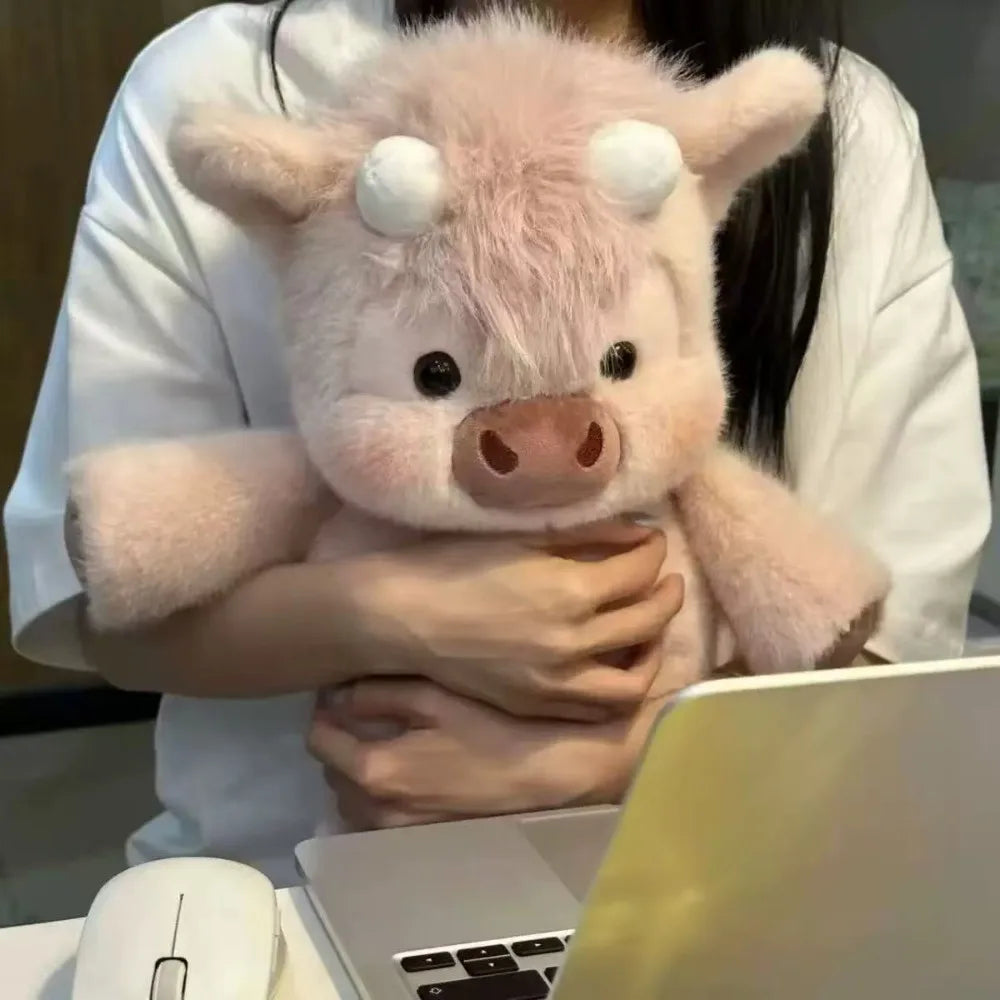 Soft Pig Stuffed Animal Plush Pillow – 17.7" Cute Plush Toy