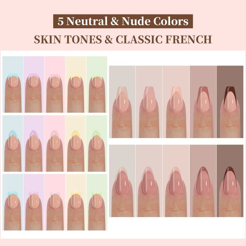 150Pcs Acrylic Press On Nails Full Cover False Tips – DIY Salon