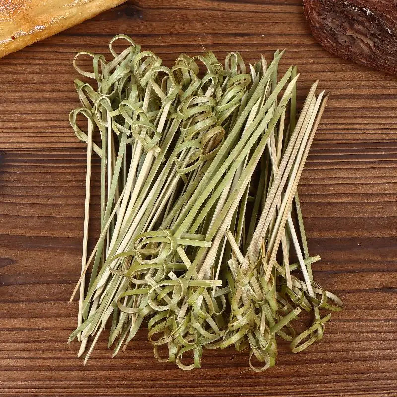 Bamboo Knot Skewers 100/200-Pack – BBQ & Cocktail Picks