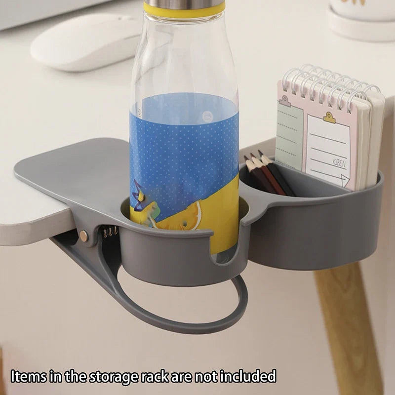ABS Clip-On Desk Cup Holder – Table Side Drink Holder