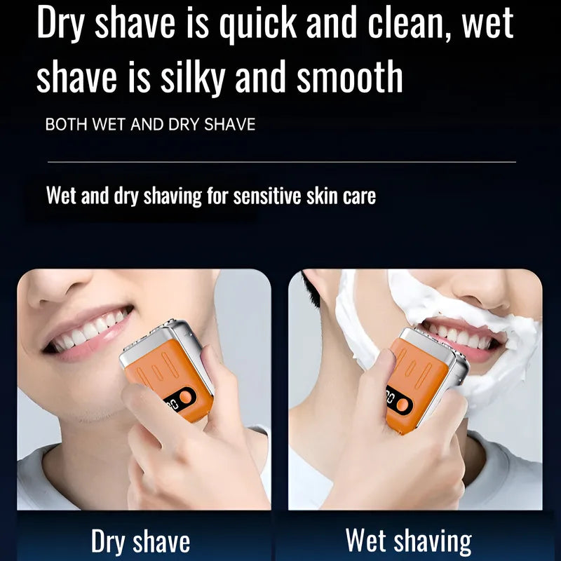 S7 Mini Portable Electric Shaver for Men – LED Display