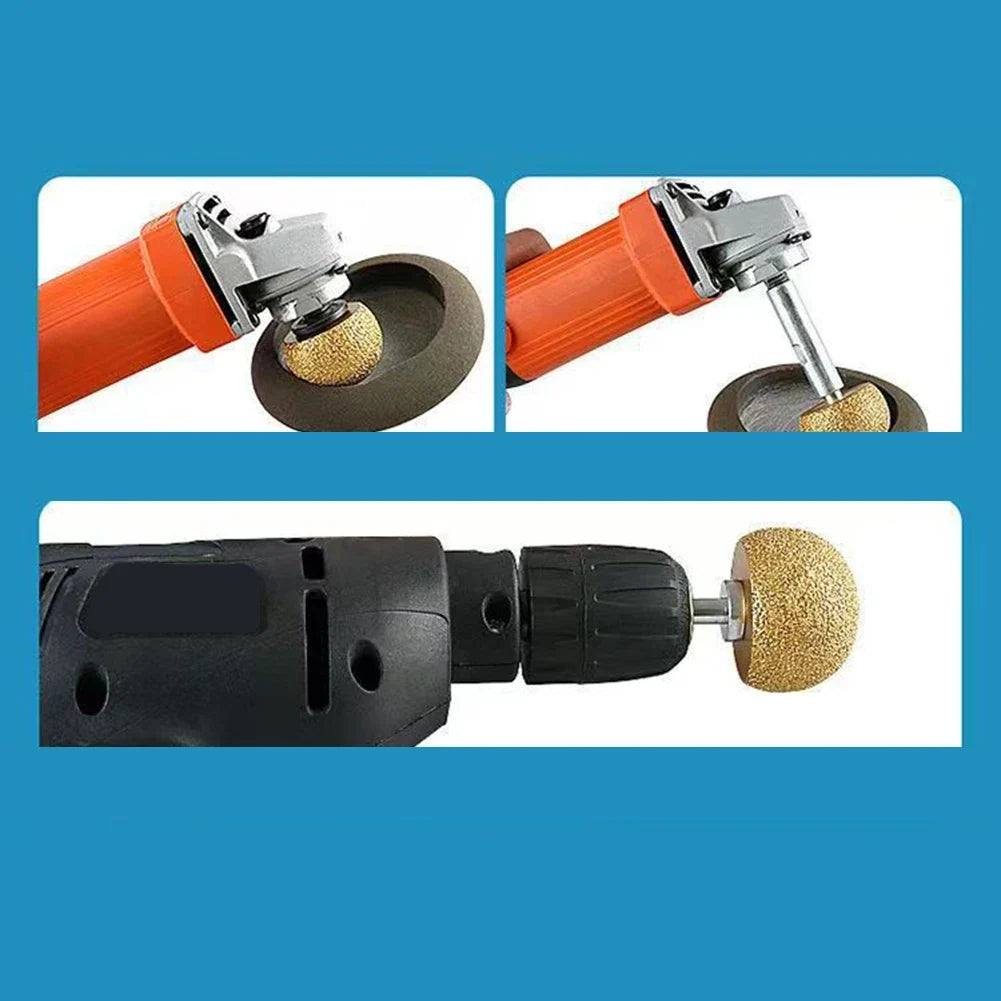 Mushroom Head Diamond Grinding Wheel | Brazed Abrasive Tool