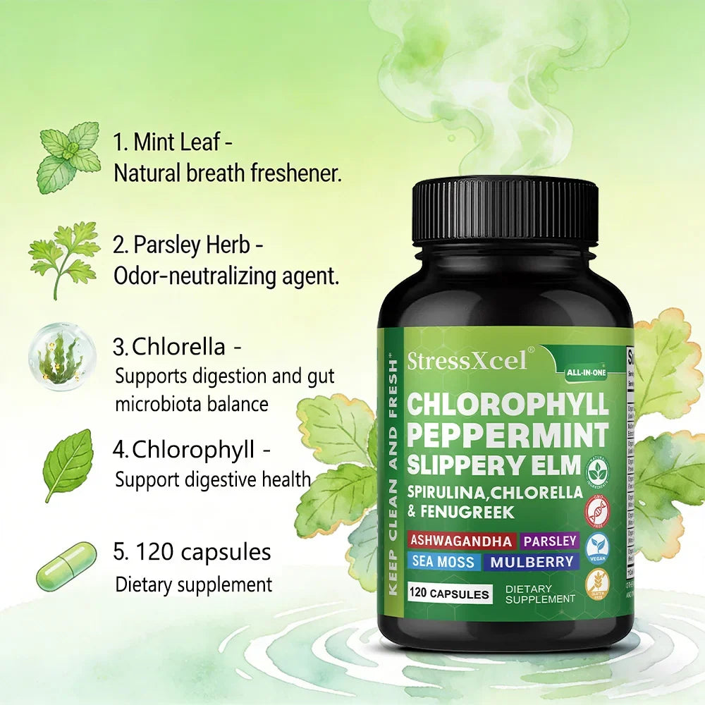 Spirulina & Chlorella Capsules – Superfood Cleanse Supplement