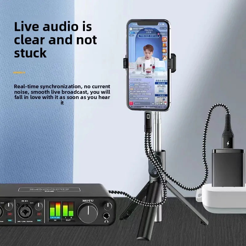 Live Streaming Sound Card OTG Adapter Cable for Android