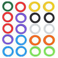 30pcs Silicone Key Covers – Colourful Elastic Rubber Key Caps