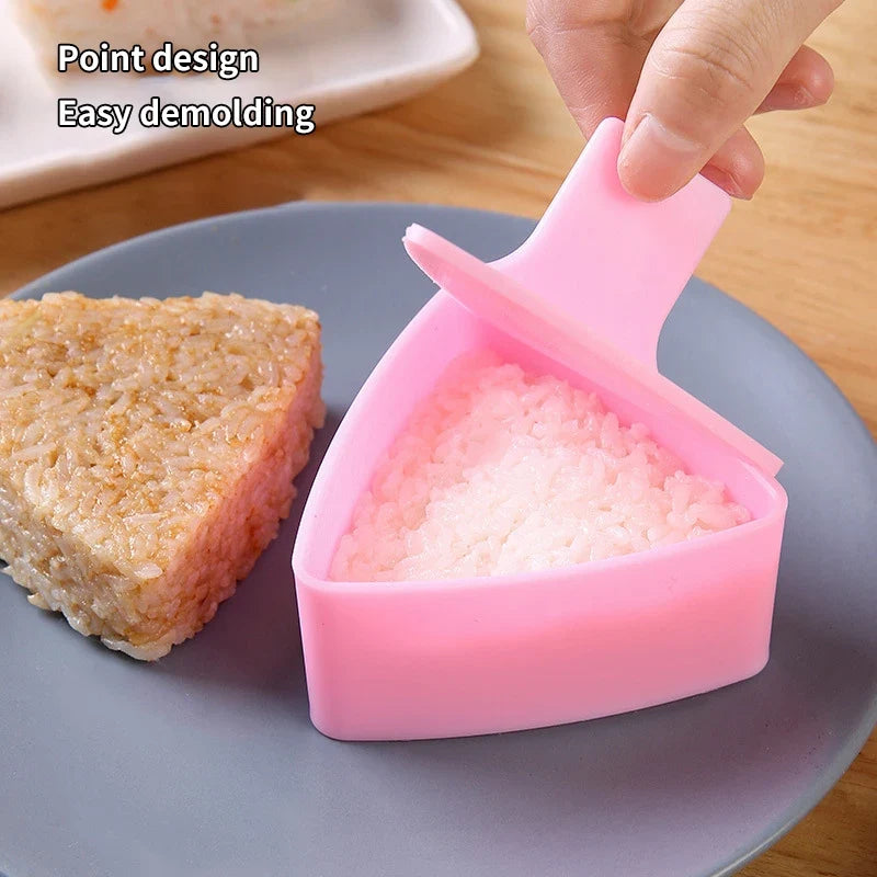 Triangular Onigiri Sushi Mold – DIY Rice Ball Press Tool