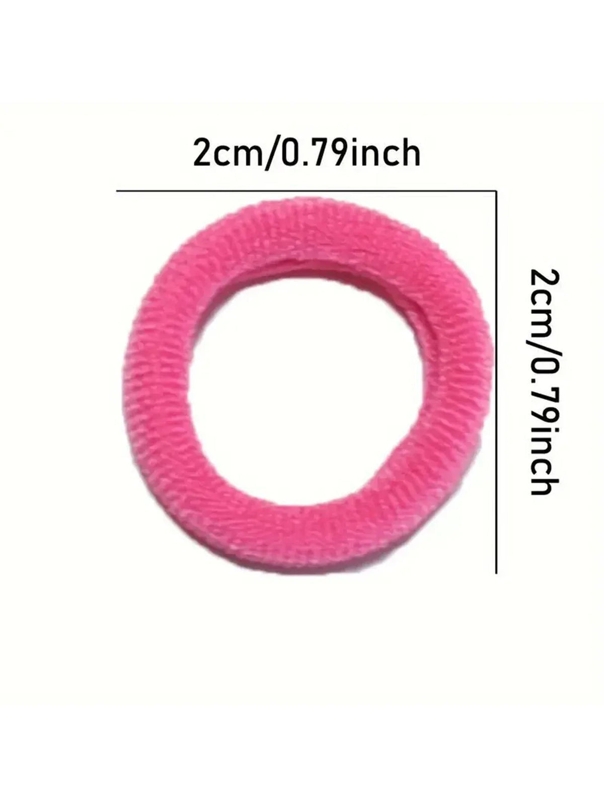 200–1000pcs Colorful Nylon Elastic Hair Bands for Women & Girls