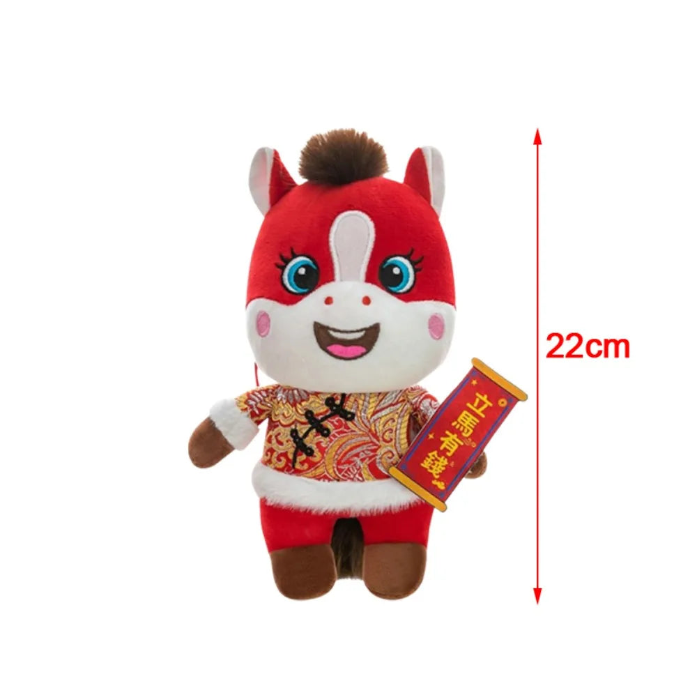 Zodiac Horse Plush Doll – 2026 Chinese New Year Mascot Gift