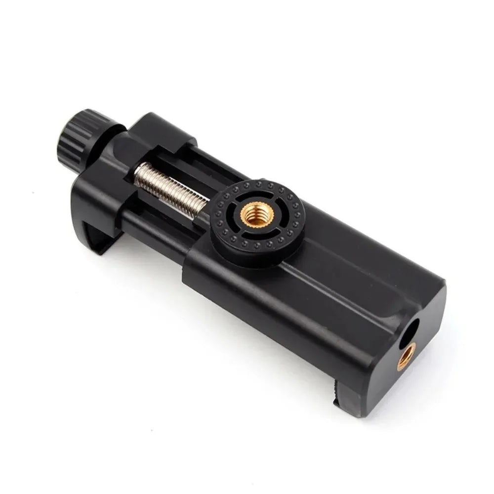 Universal 1/4" Screw Tripod Phone Holder Clamp for Vlogging