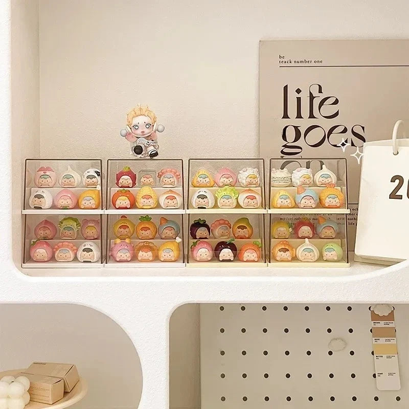 Stackable Acrylic Display Case for Mini Figures & Collectibles
