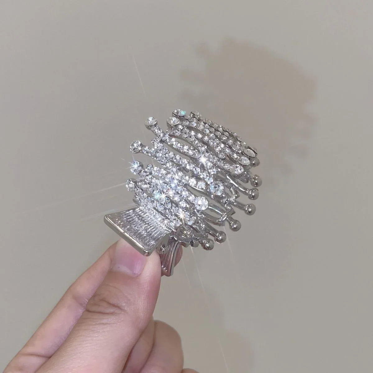 Metal Hair Claw Clip – Korean Ponytail Hairpin for Women