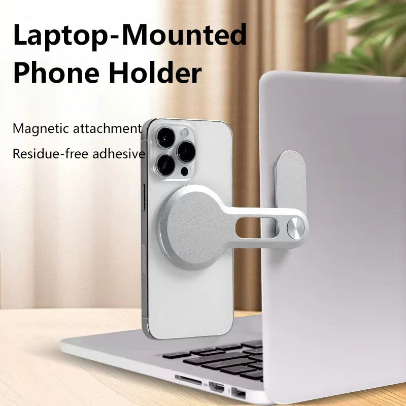 Ultrathin Magnetic Car Phone Holder & Foldable Laptop Stand