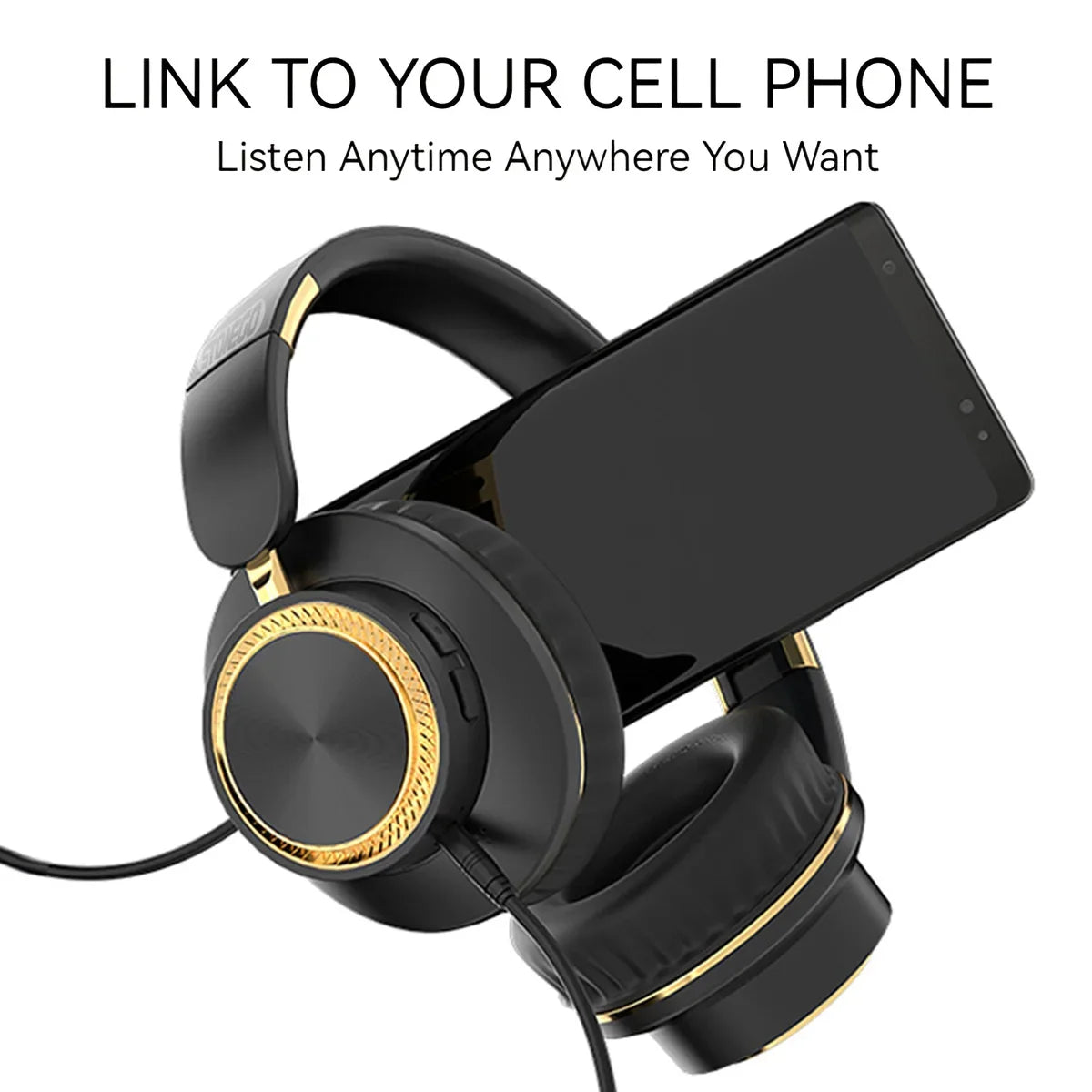 STONEGO H8 Wireless Bluetooth Over-Ear Headphones | HiFi Bass