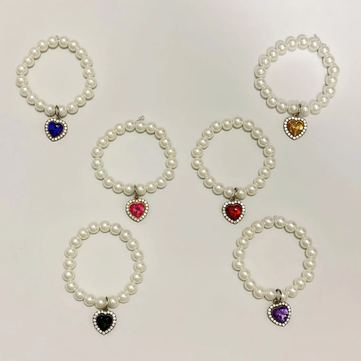 Pearl Gemstone Necklace for Labubu Dolls – 15/17cm Collar