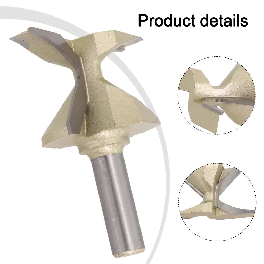 DAZZLEEX Arc-Bending Router Bit 1/2" Shank R18/R30/R50 Wood