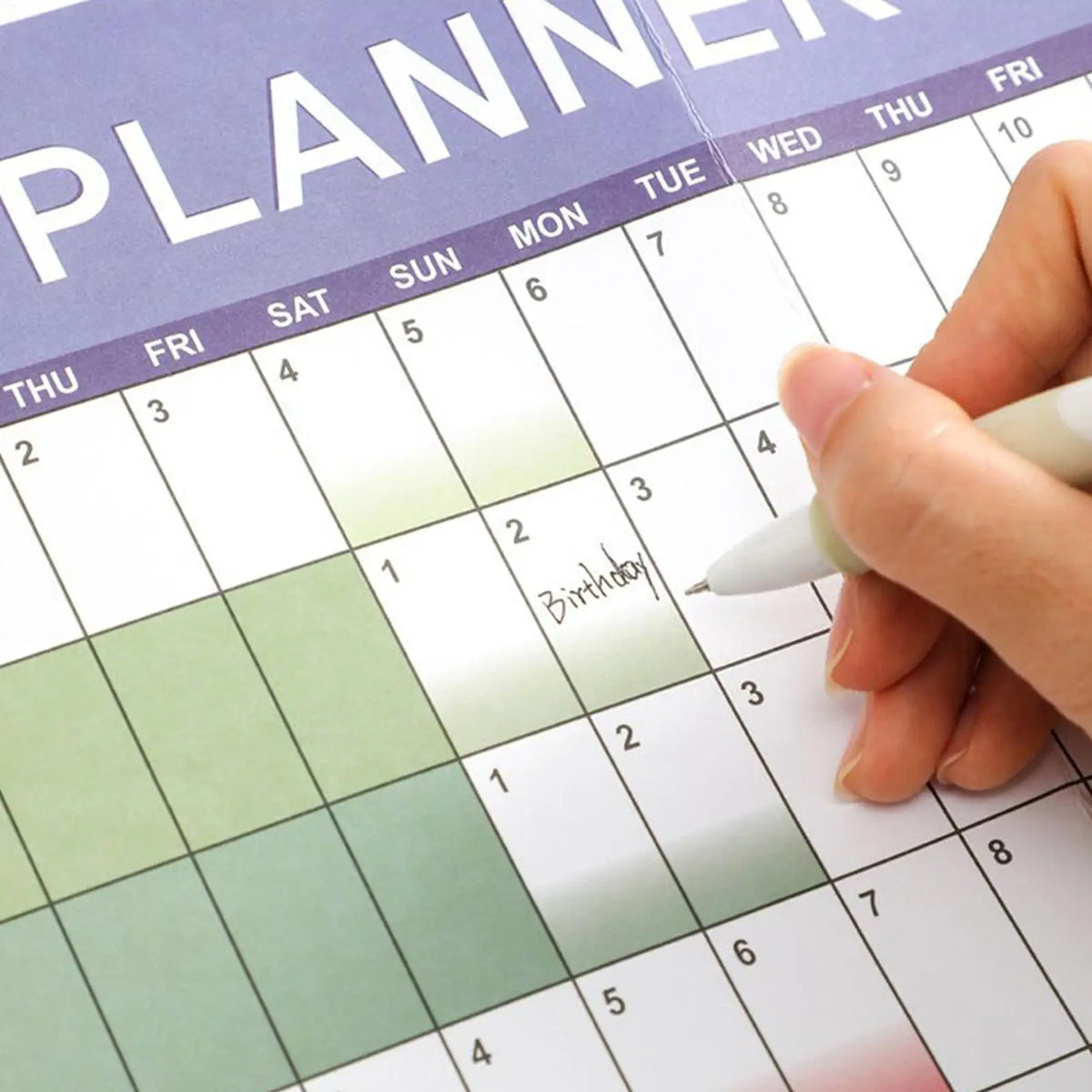 2026 Reusable Monthly Wall Calendar – Home, Office & School