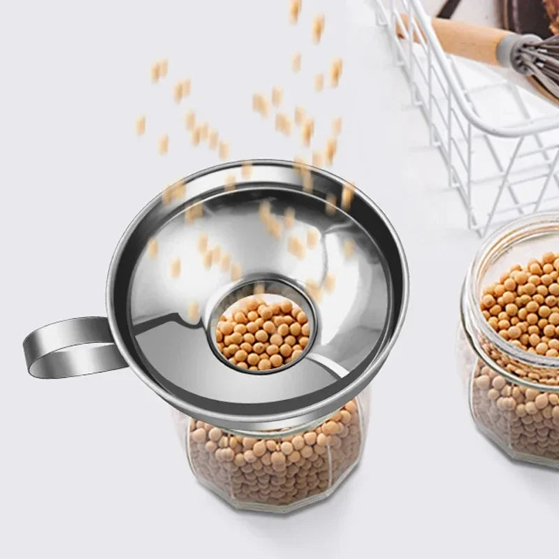 Stainless Steel Wide Mouth Canning Funnel – 2 Sizes