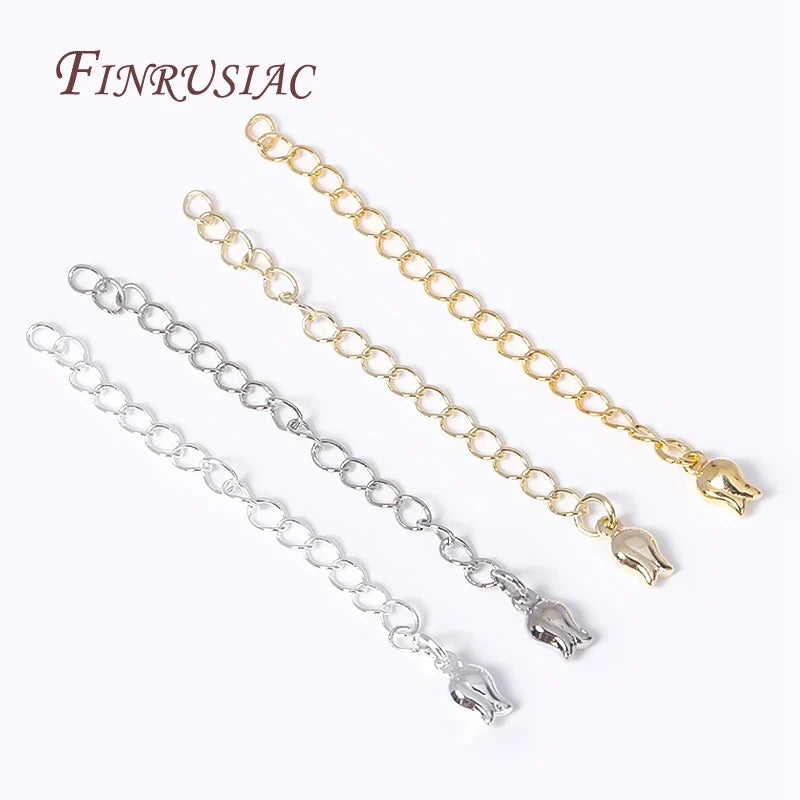 18K Gold Plated Brass Extension Chain Connectors | DIY Jewelry