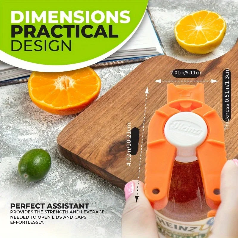 Multifunctional Bottle Opener, Can Opener & Jar Lid Remover