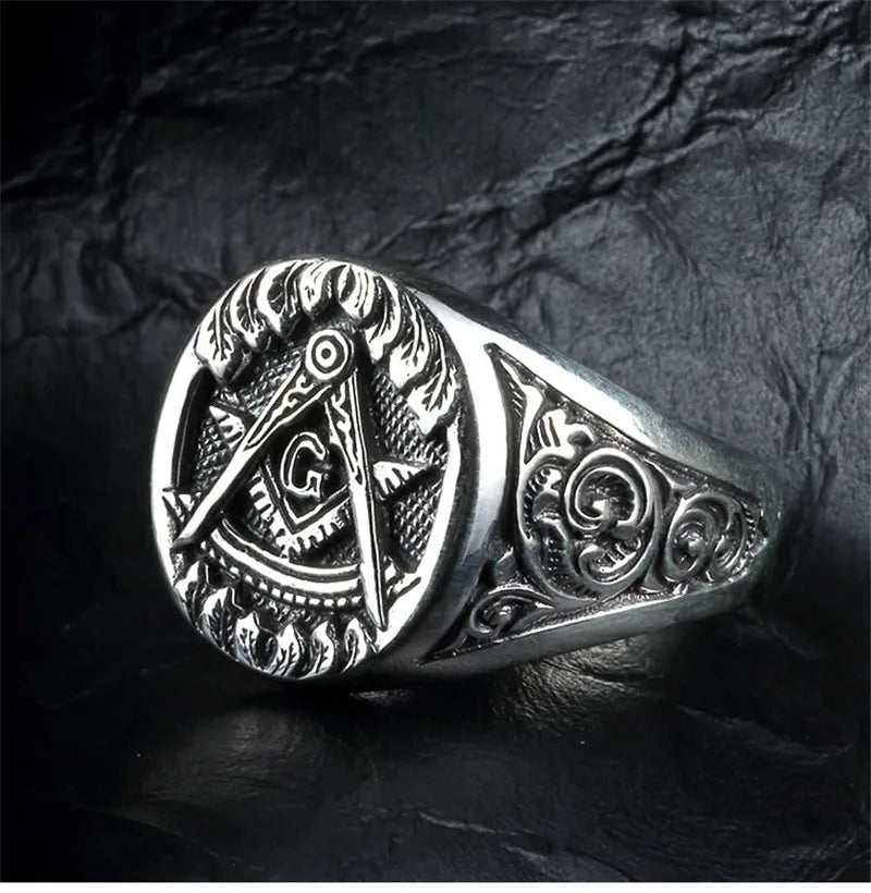 Vintage Punk Adjustable Ring – Eagle Tiger Snake Charm