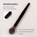 Fluffy Large Flame Blush & Highlighter Makeup Brush