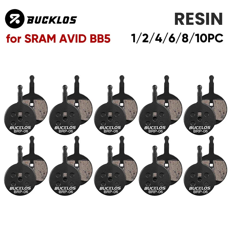BUCKLOS BRP-06 Resin MTB Disc Brake Pads for SRAM AVID BB5