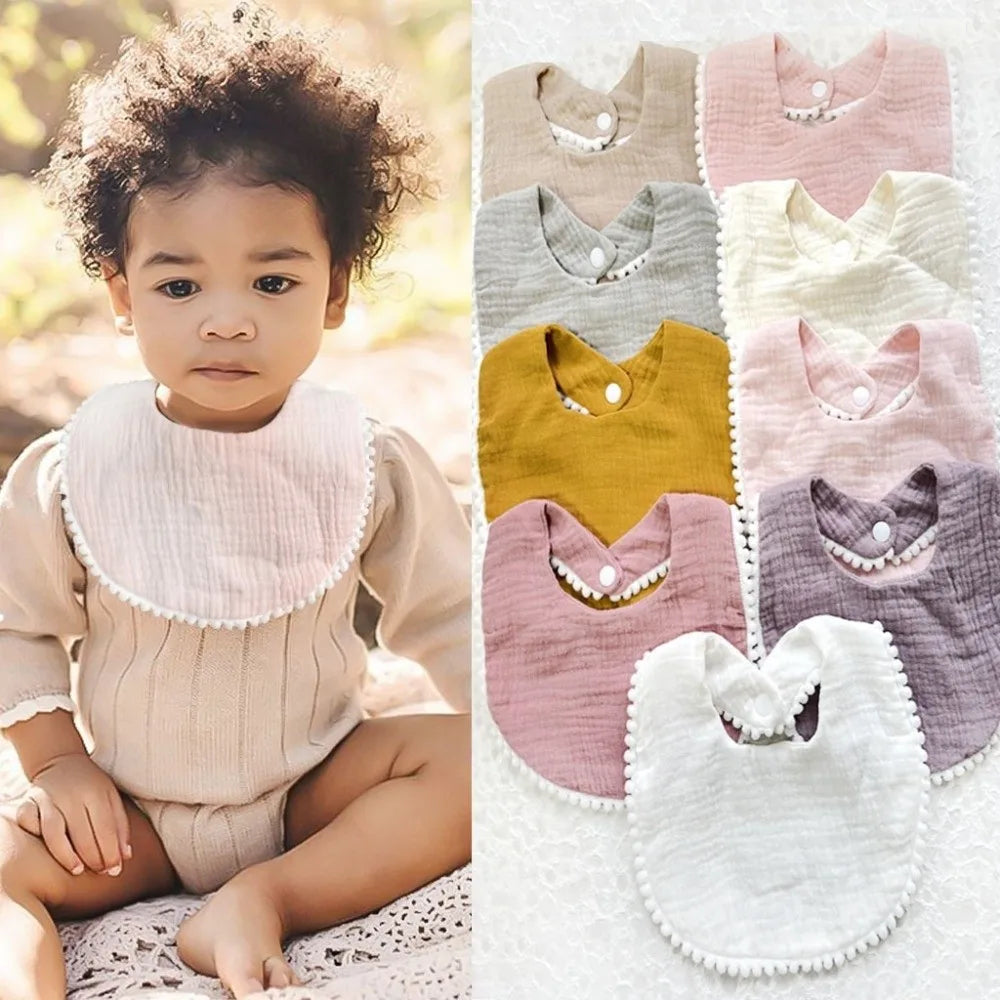 Soft Cotton Teething Bib 360° Wrap – Baby Boys & Girls 0–24M