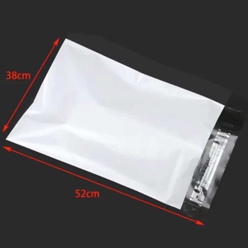 White Self-Seal Courier Bags – Bulk Plastic Mailing Pouches