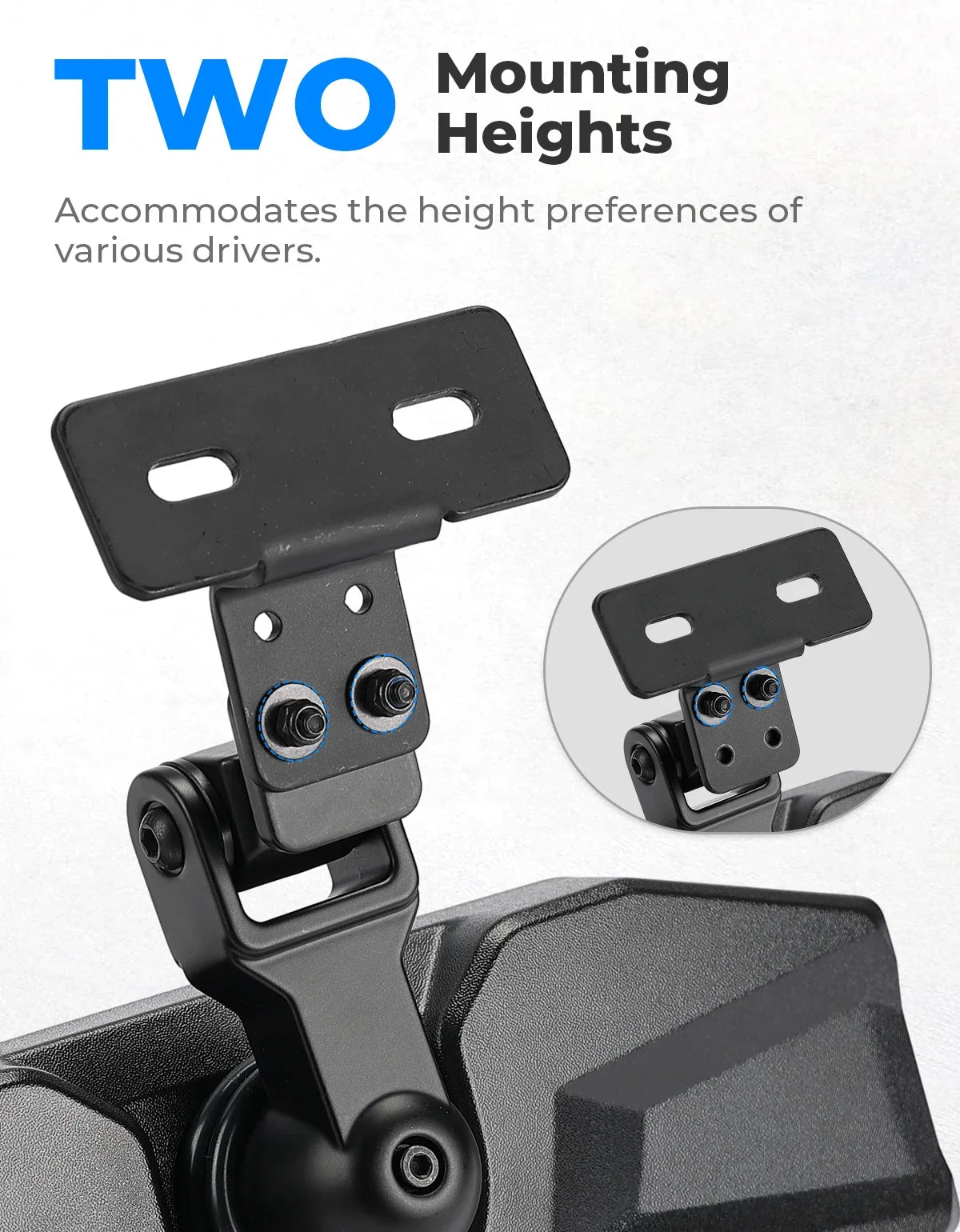 UTV Center Rear View Mirror – CFMOTO UForce & Ranger Fit