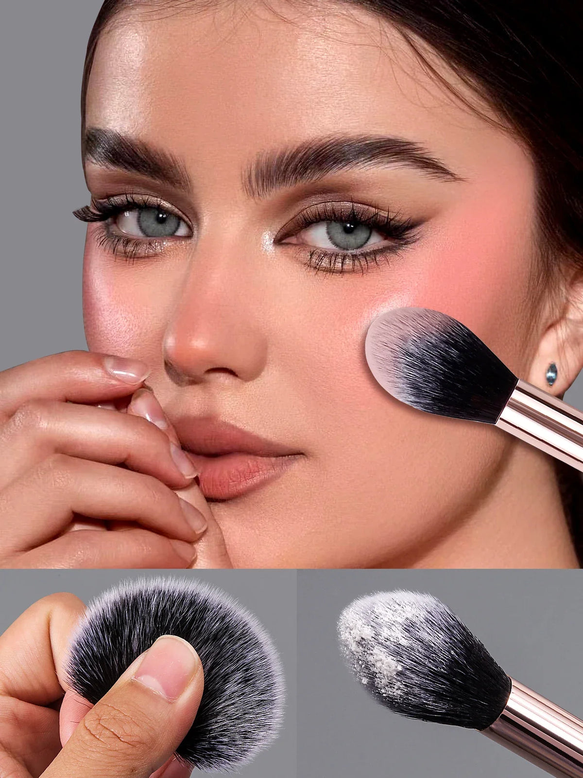 Diamond Handle Makeup Brush – Blush, Highlighter & Contour