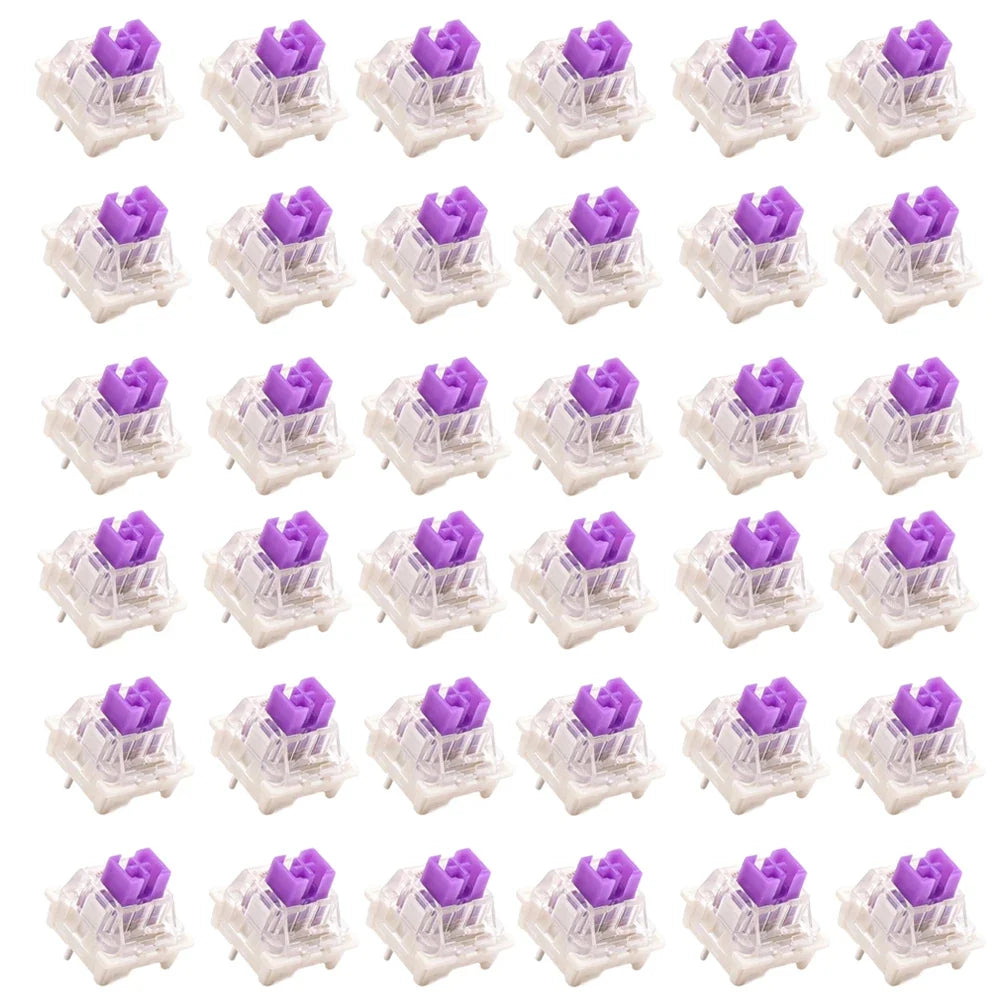 DAZZLEEX 50-Pack 3-Pin Tactile Keyboard Switches | MX-Style
