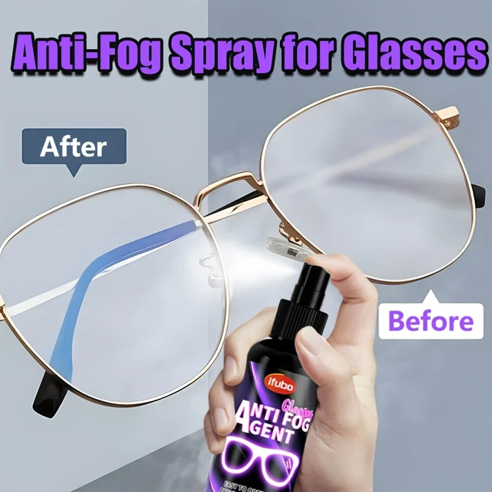 IFUBO 100ml Anti-Fog Spray for Glasses, Goggles & Visors