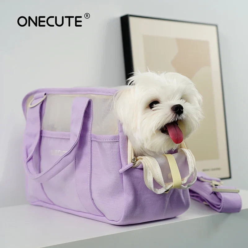 Pet Carrier Bag – Shoulder & Handheld Backpack for Cats & Dogs