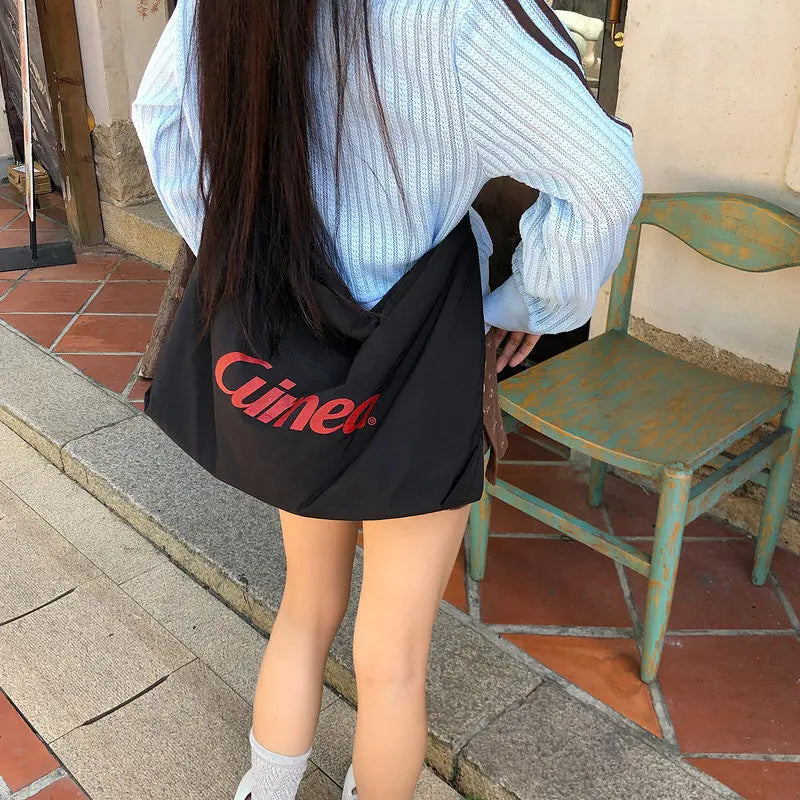 Women's Large Canvas Tote Bag – Shoulder Shopping Bag