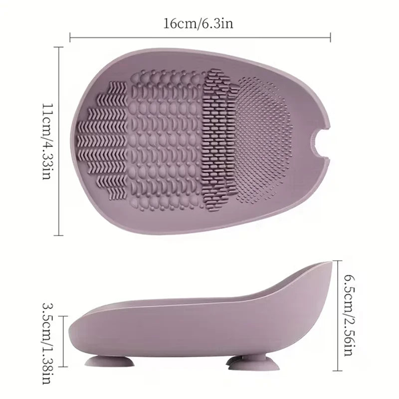 Silicone Makeup Brush Cleaning Bowl – Suction Cup Base