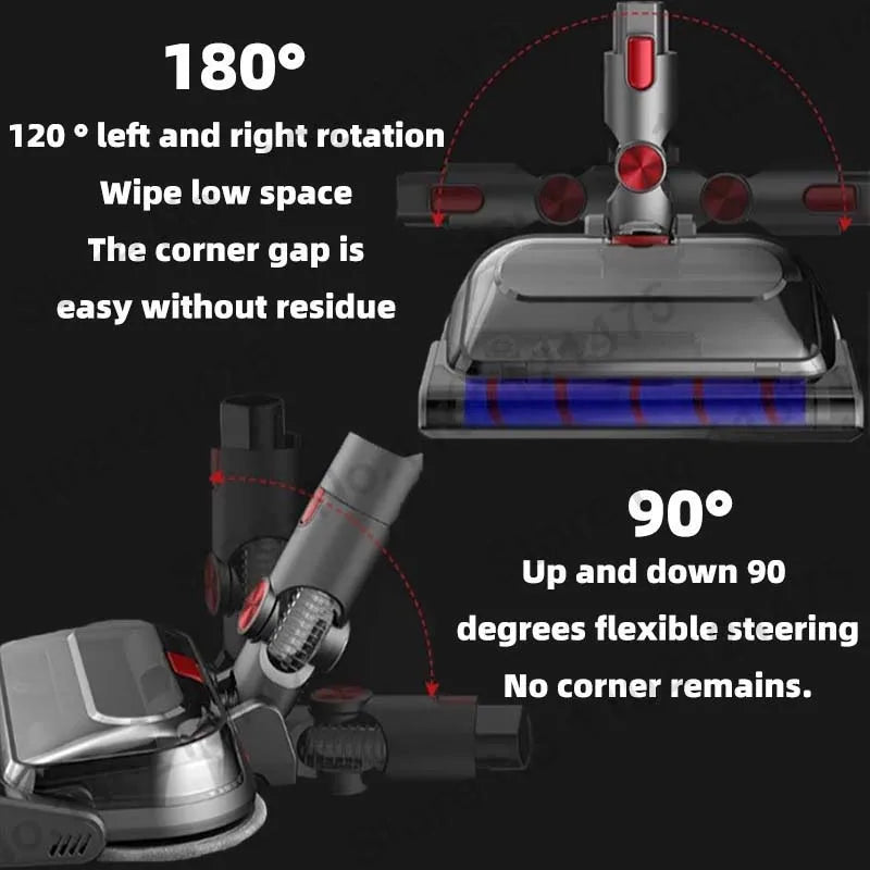 Motorized Mop Floor Brush Head + Water Tank for Dyson V7–V15