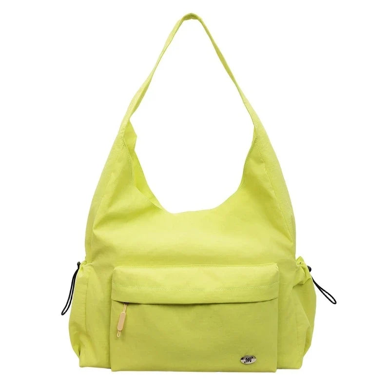 Women's Large Capacity Minimalist Nylon Tote Shoulder Bag