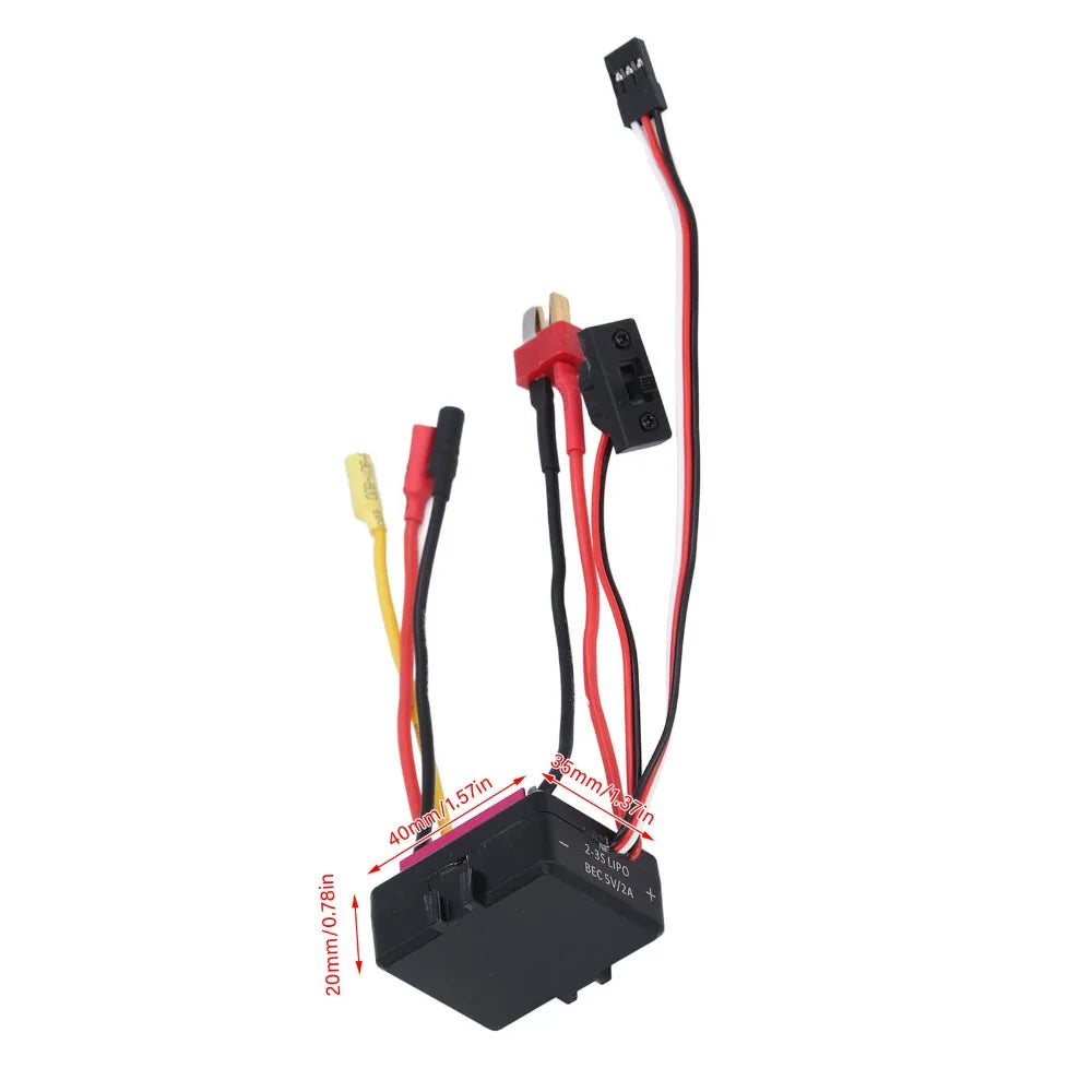 35A Waterproof Brushless ESC for RC Car & Boat | Sensorless