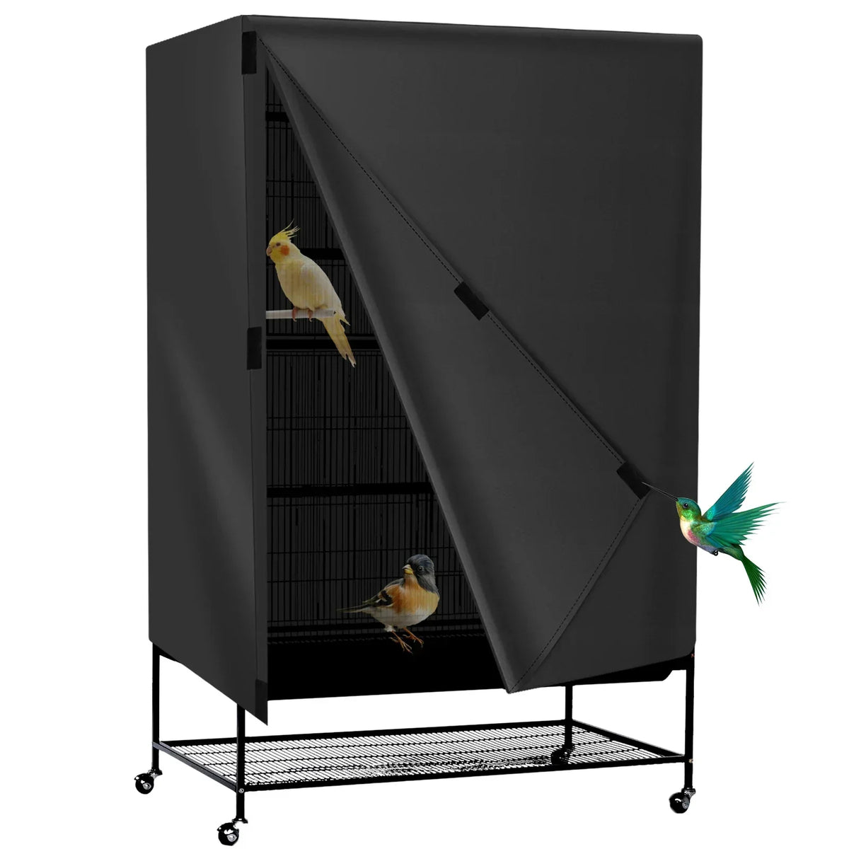 Waterproof Bird Cage Cover – Oxford Night Cover for Parrots