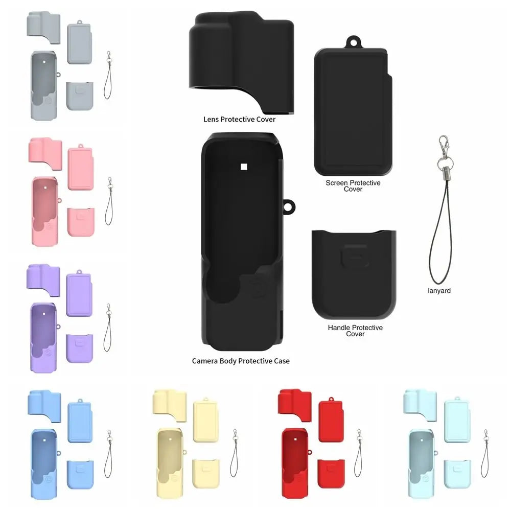 Silicone Protective Case for DJI Osmo Pocket 4 – Lens Cover