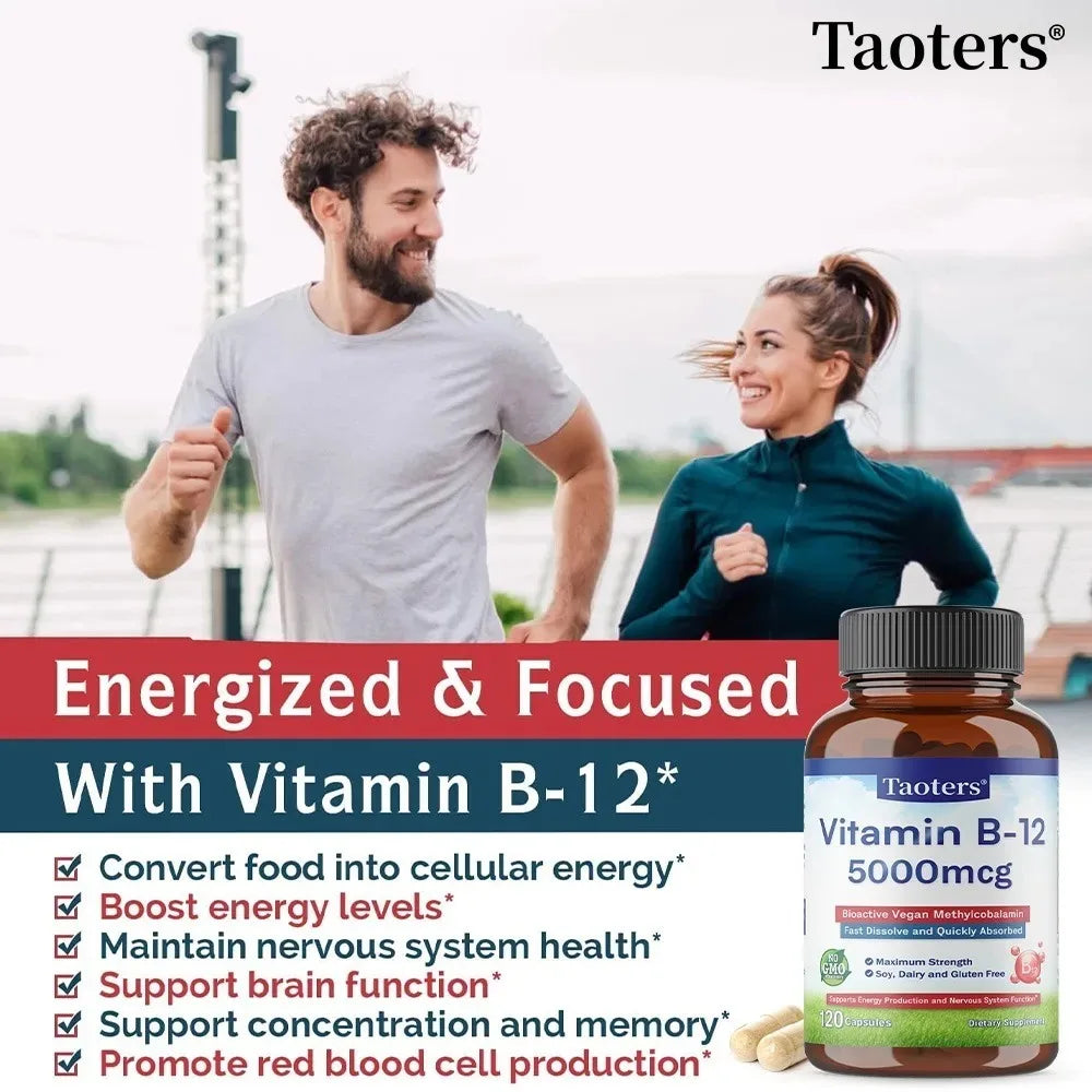 STRESSXCEL Vitamin B12 Methylcobalamin Capsules | Energy & Brain
