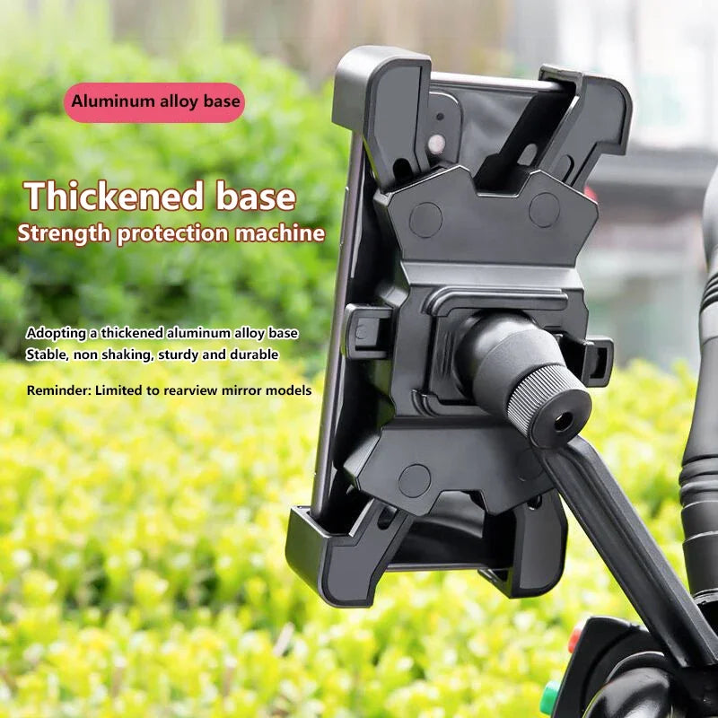 360° Rotatable Bike Phone Holder – MTB & Motorcycle Mount