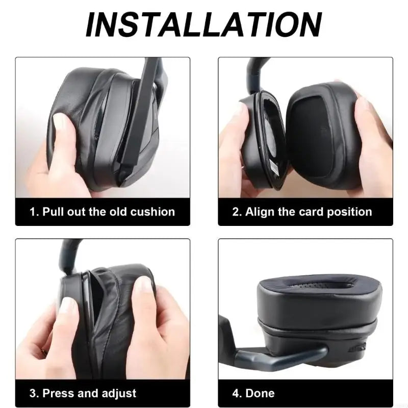 Ice Gel Cooling Earpads for Void V2 | Protein Leather Cushions