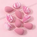 10-Pack Mini Makeup Blending Sponges – Teardrop, Wet & Dry