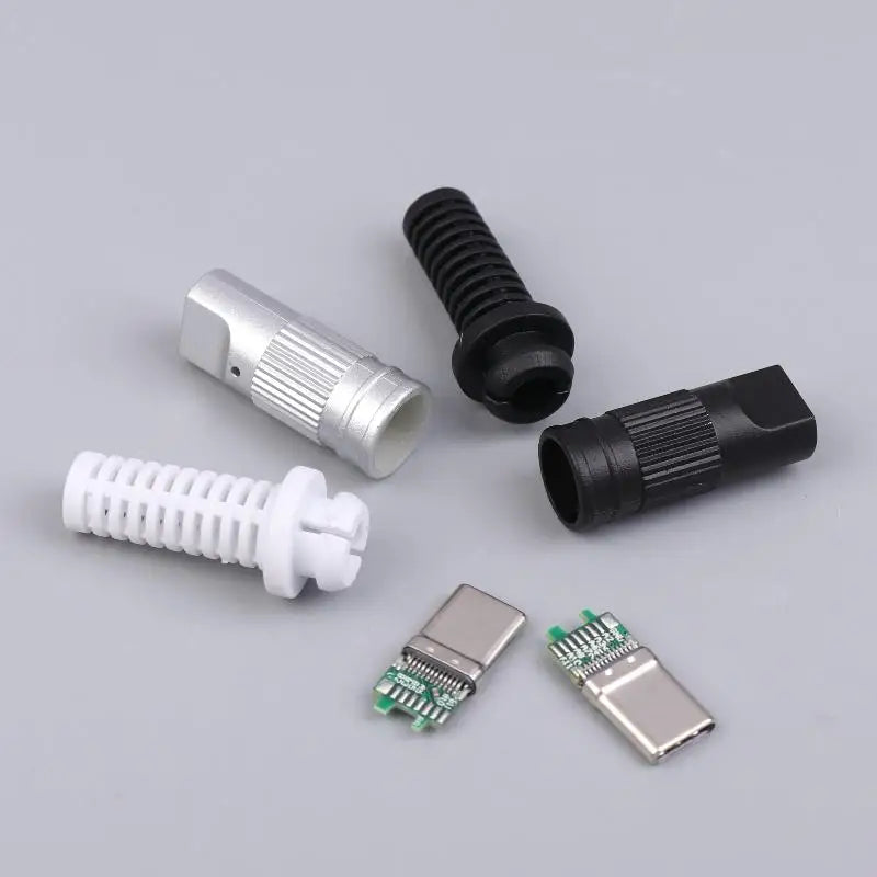 USB 3.1 24-Pin Type-C Male Solder Plug DIY Repair 2/5 Pack
