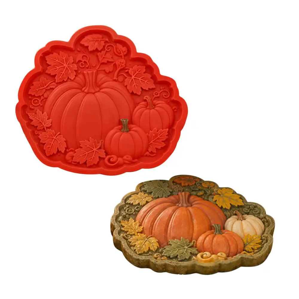 Sunflower Concrete Stepping Stone Mold – Reusable Round Paver