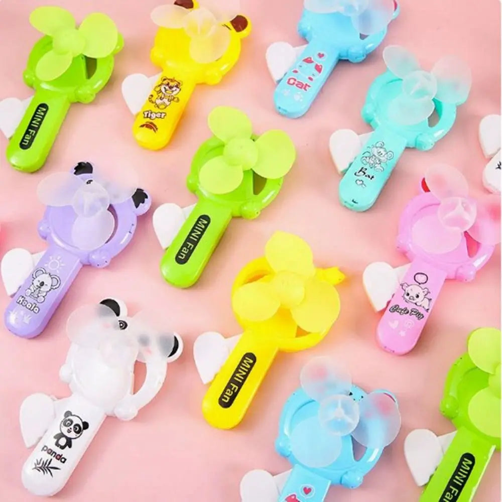 10-Pack Mini Cartoon Hand Fan – Party Favors & Birthday Gifts